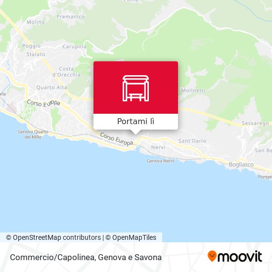 Mappa Commercio/Capolinea