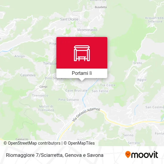 Mappa Riomaggiore 7/Sciarretta