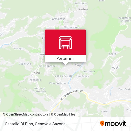 Mappa Castello Di Pino
