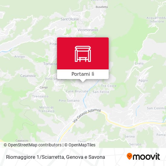 Mappa Riomaggiore 1/Sciarretta