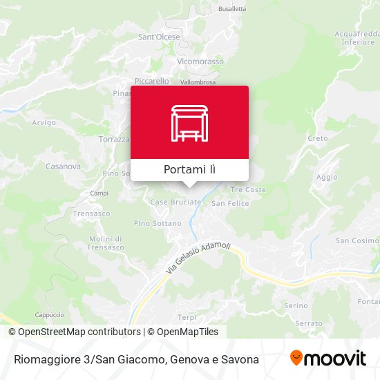 Mappa Riomaggiore 3/San Giacomo