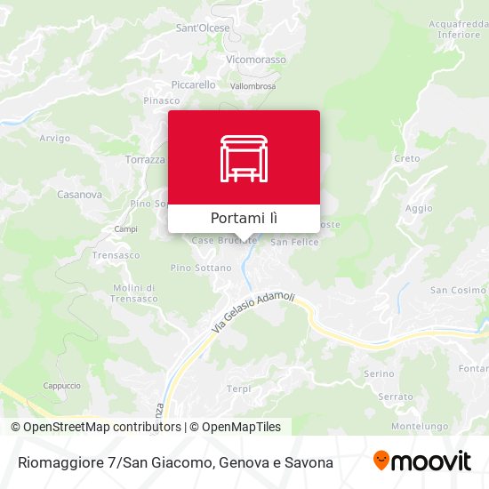 Mappa Riomaggiore 7/San Giacomo