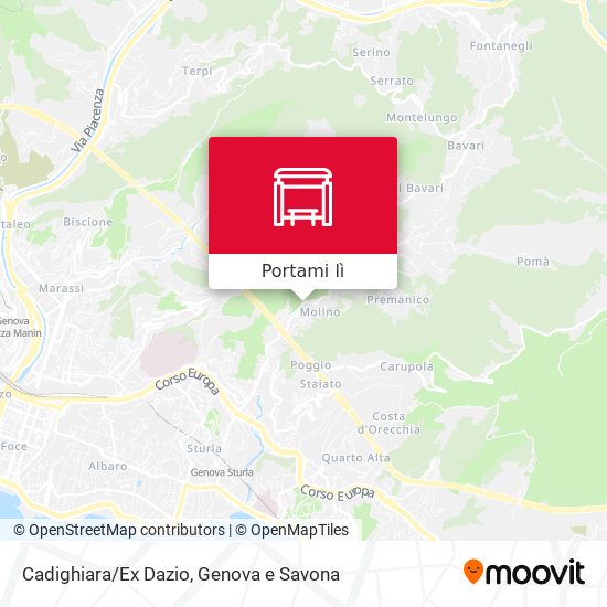 Mappa Cadighiara/Ex Dazio
