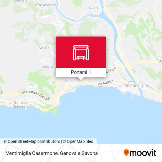 Mappa Ventimiglia Casermone