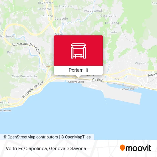 Mappa Voltri Fs/Capolinea