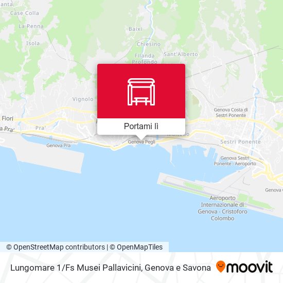 Mappa Lungomare 1 / Fs Musei Pallavicini