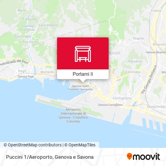 Mappa Puccini 1/Aeroporto