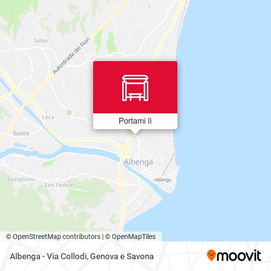 Mappa Albenga - Via Collodi