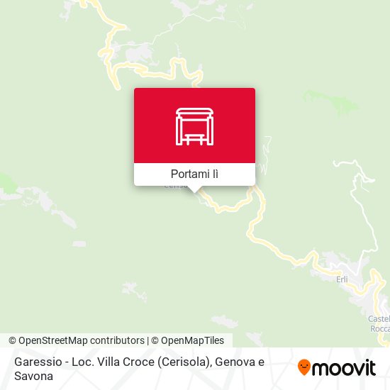 Mappa Garessio - Loc. Villa Croce (Cerisola)
