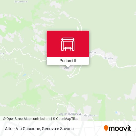 Mappa Alto - Via Cascione