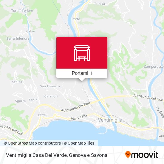 Mappa Ventimiglia Casa Del Verde