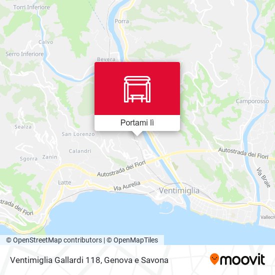Mappa Ventimiglia Gallardi 118