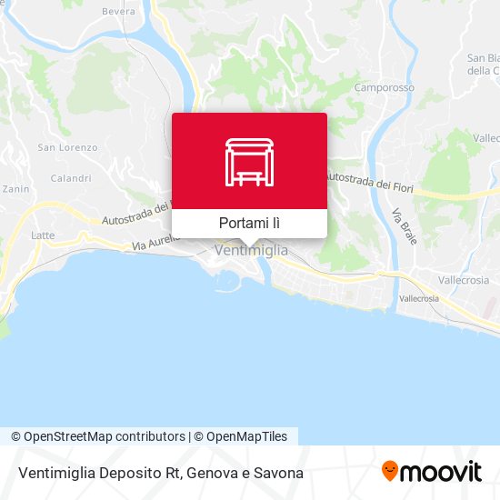 Mappa Ventimiglia Deposito Rt