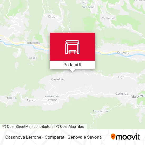Mappa Casanova Lerrone - Comparati