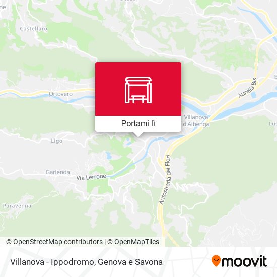 Mappa Villanova - Ippodromo