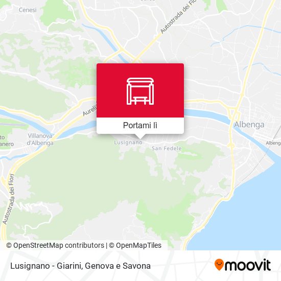 Mappa Lusignano - Giarini