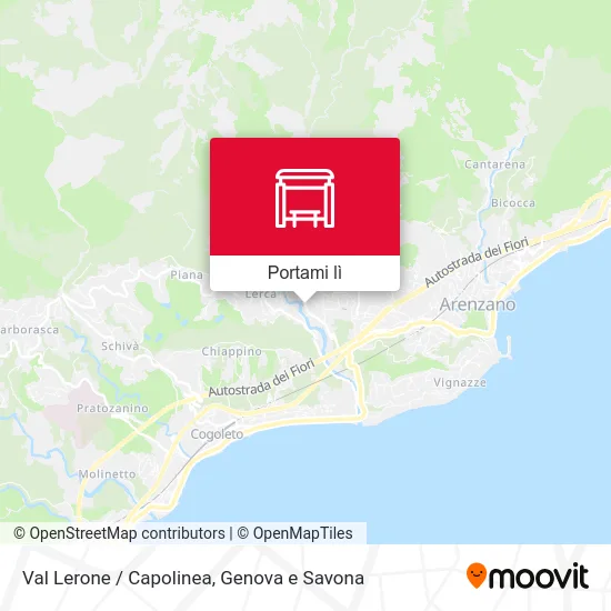 Mappa Val Lerone / Capolinea