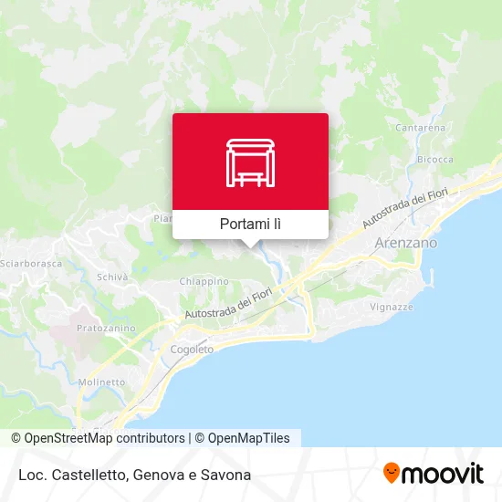 Mappa Loc. Castelletto