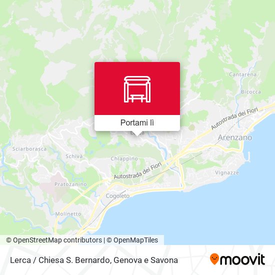 Mappa Lerca / Chiesa S. Bernardo