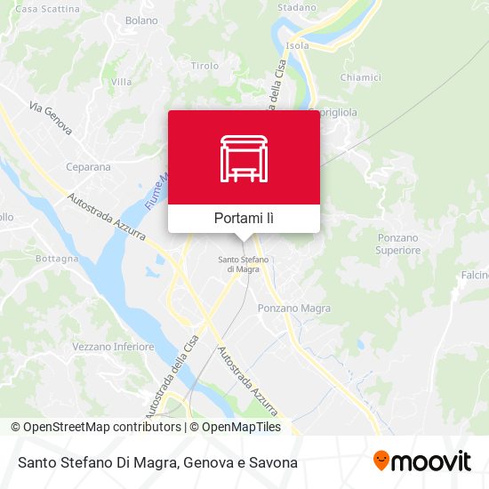 Mappa Santo Stefano Di Magra