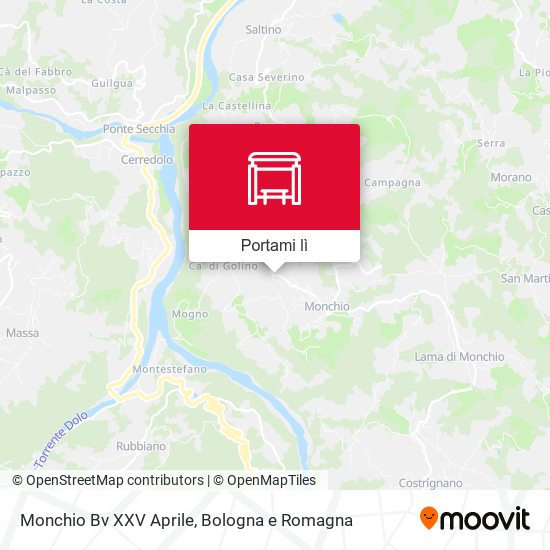 Mappa Monchio Bv XXV Aprile