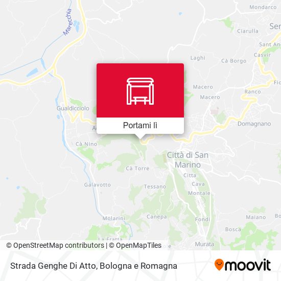 Mappa Strada Genghe Di Atto