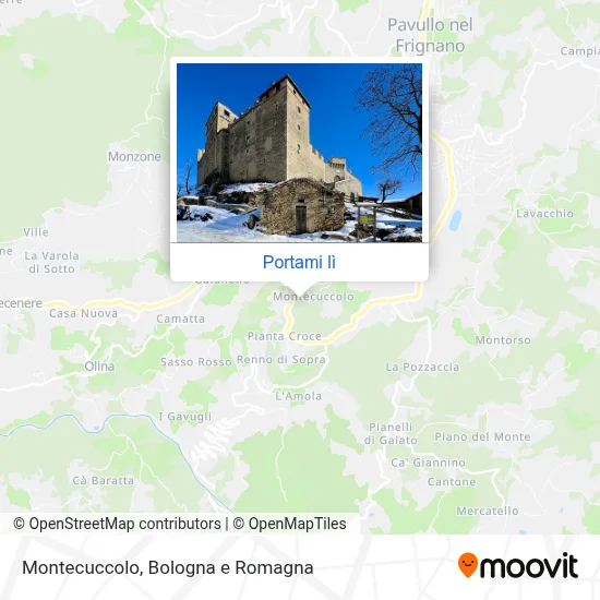 Mappa Montecuccolo