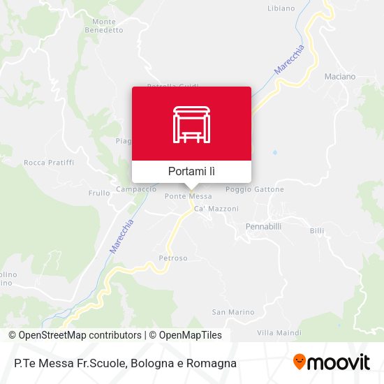 Mappa P.Te Messa Fr.Scuole