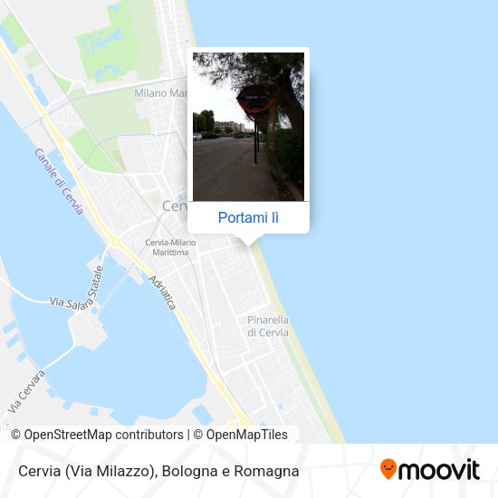 Mappa Cervia (Via Milazzo)