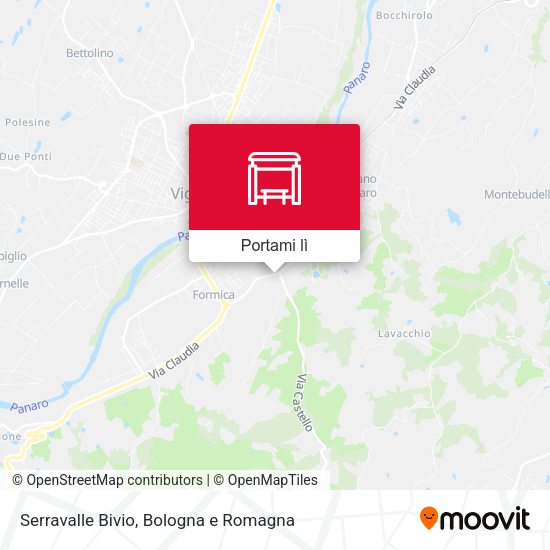 Mappa Serravalle Bivio