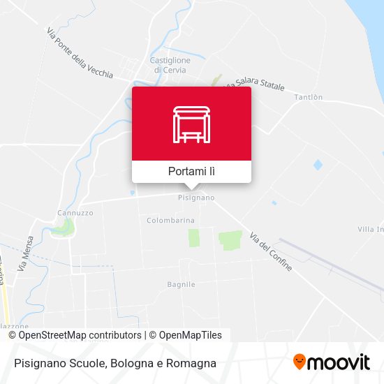 Mappa Pisignano Scuole