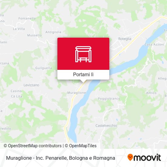 Mappa Muraglione - Inc. Penarelle