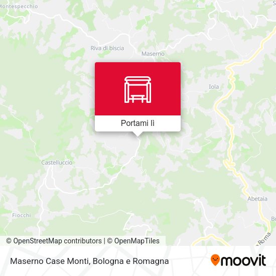 Mappa Maserno Case Monti