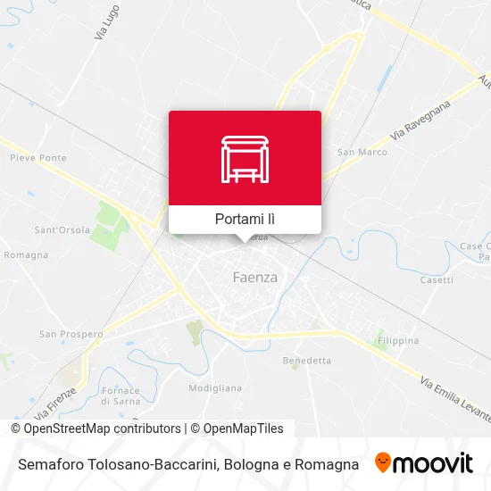 Mappa Semaforo Tolosano-Baccarini