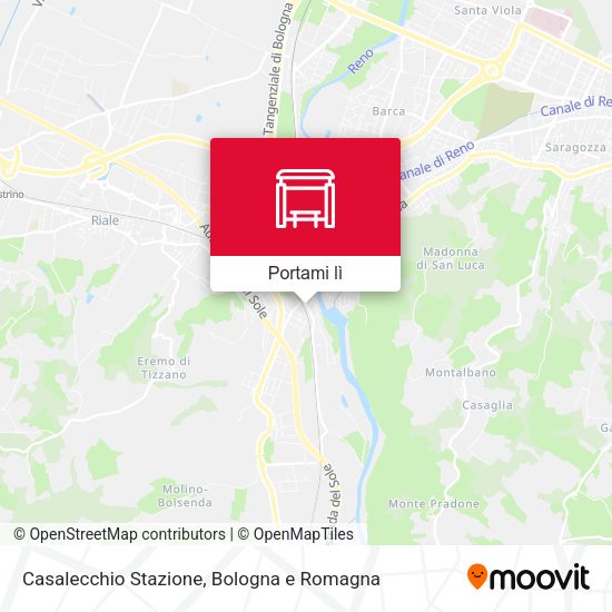 Mappa Casalecchio Stazione