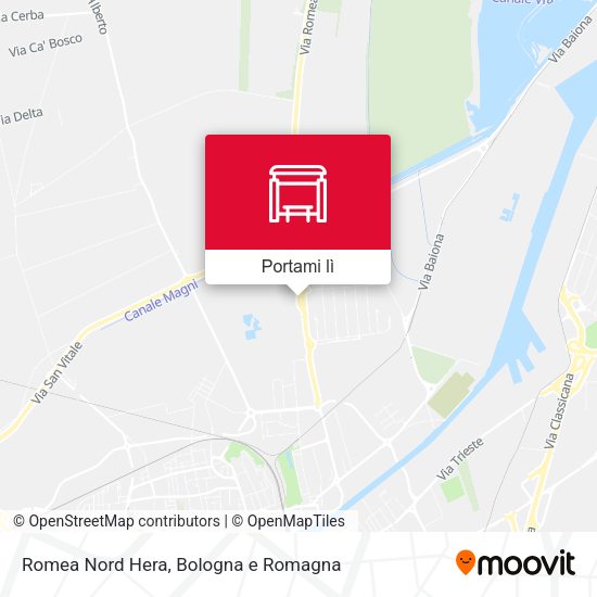 Mappa Romea Nord Hera