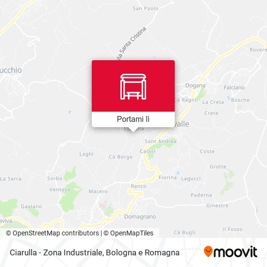 Mappa Ciarulla - Zona Industriale