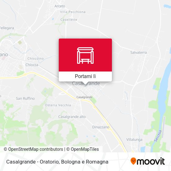 Mappa Casalgrande - Oratorio