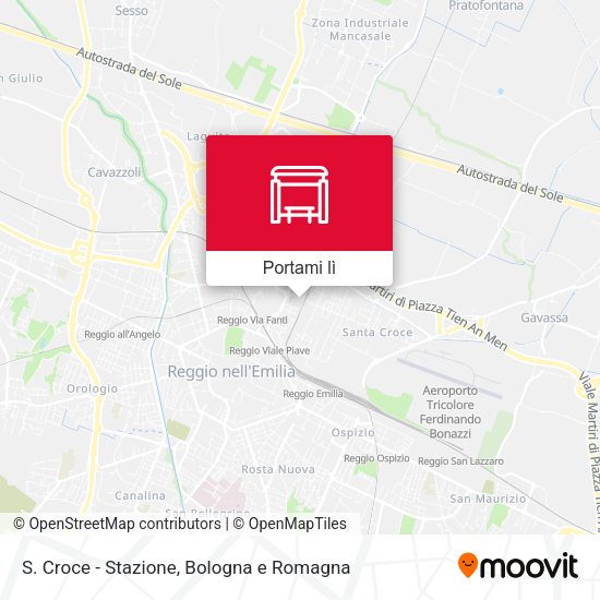 Mappa S. Croce - Stazione