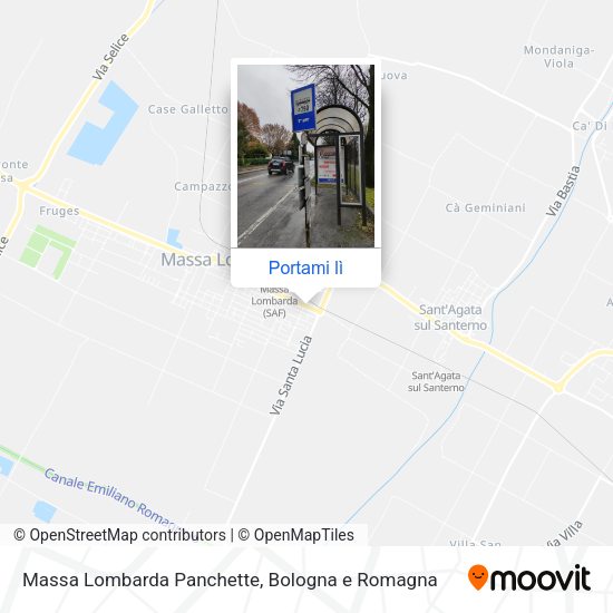 Mappa Massa Lombarda Panchette