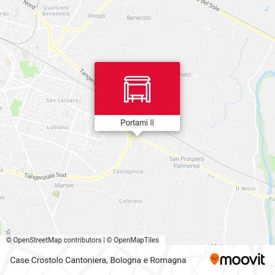 Mappa Case Crostolo Cantoniera