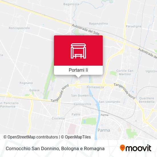 Mappa Cornocchio San Donnino