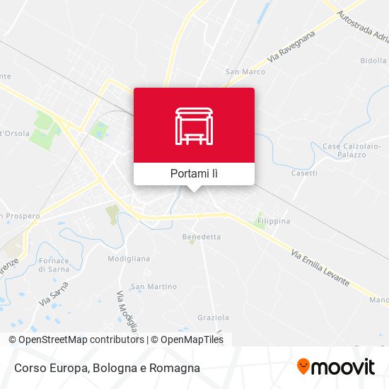 Mappa Corso Europa