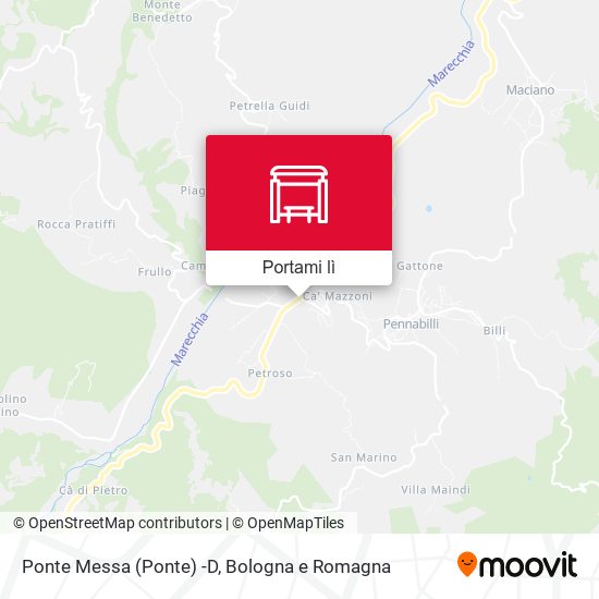 Mappa Ponte Messa (Ponte) -D