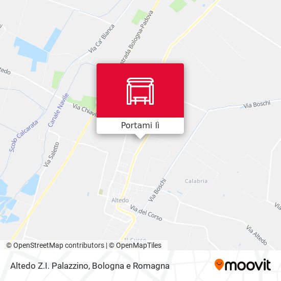 Mappa Altedo Z.I. Palazzino