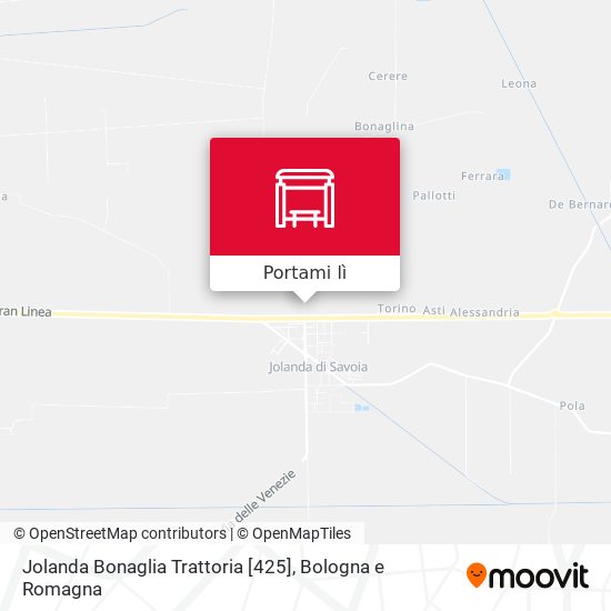Mappa Jolanda Bonaglia Trattoria [425]