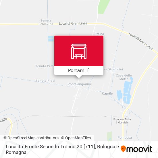 Mappa Localita' Fronte Secondo Tronco 20 [711]