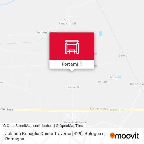 Mappa Jolanda Bonaglia Quinta Traversa [429]
