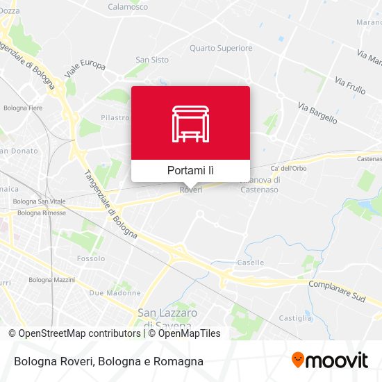 Mappa Bologna Roveri