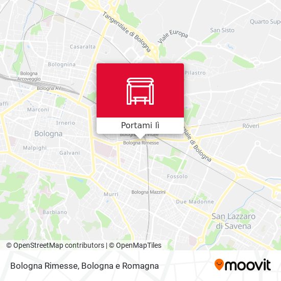 Mappa Bologna Rimesse